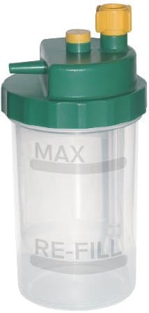 Oxygen Humidifier Bubbler Bottle - Humidity for Oxygen Therapy