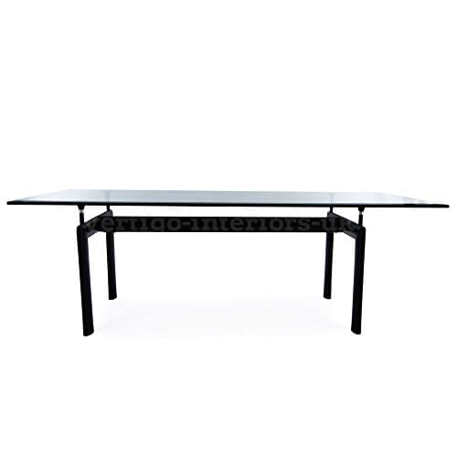 Le Corbusier Style LC6 Glass Dining / Office Table