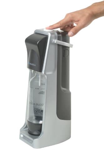 Soda Buddy Home Soda Maker Starter Kit, Black and Silver