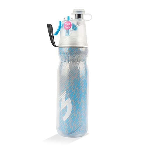 laize Spray Mist Squeeze Bottle, Unique Antibacterial Lids Design Mist Water Bottle Unique Mist Lock Design,Insulated Drinking & Misting Sport Water Bottle Mist Sprayer, Outdoor Hydration 590ml