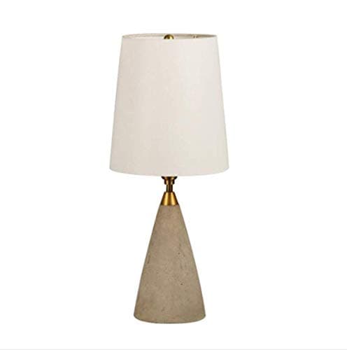 YEXIN American Retro Table Lamp Loft Wind Cement Octagonal Cone Table Lamp Creative Personality Bedside Table Lamp Creative Eye Reading Lamp