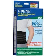EBENE BIORAY Back Support Belt L-XL 1S -Helps Provide Excellent Back Support for Better Posture