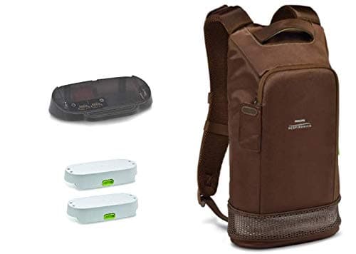 SimplyGo Mini Airline Power Bundle - Two Extended Life Battery, Desktop Battery Charger, Backpack, and Airline Priority Tag Identifier