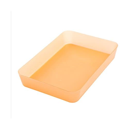 Chois® 3.9oz Storage Drawer Plastic Box Drawers Creative Organizer(Large,orange)