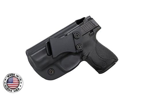 S&W M&P Shield 9/40 IWB Kydex Holster - Made in USA Left Hand - Black