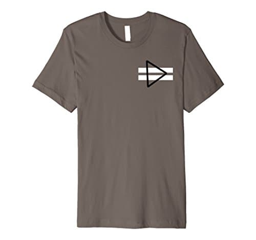 Mens COMME TOGETHER - PLAY TOGETHER WHITE STRIPE TEE Medium Asphalt