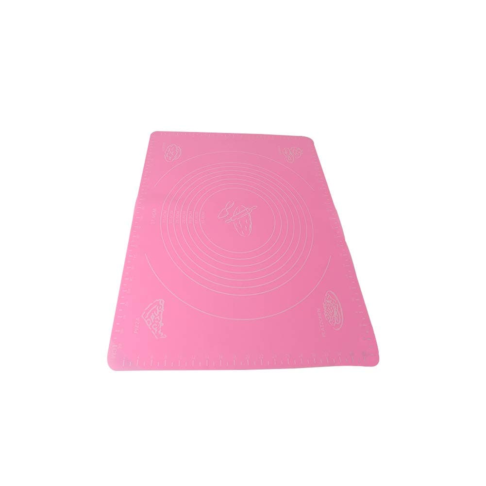 Utoolmart Pink Silicone Baking Mat Sheet Non Stick Professional Grade Liner Sheets Perfect Bakeware for Making Cookies Macarons Bread and Pastry 1pcs