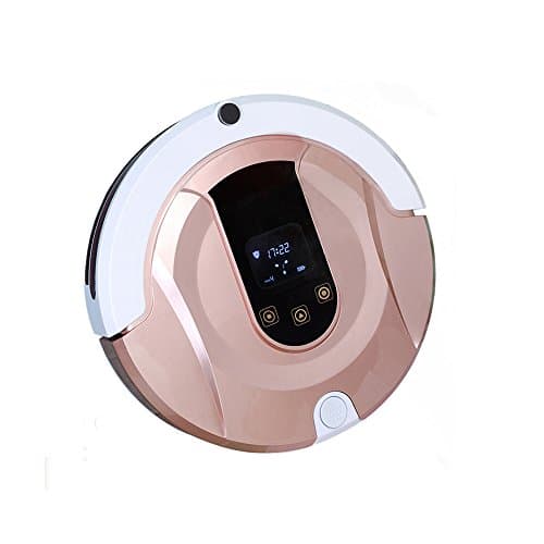 Robotic Vacuum Cleaner Auto-Charging Strong Suction with Mop and Drop-Sensing Technology, Designed for Pet Hair Hard Floor and Thin Carpet, Pink