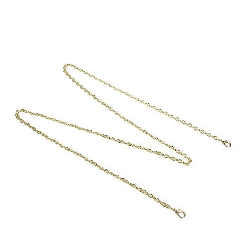 SharPlus Solid Metal Gold Tone Chain Strap Replacement Part For Women Shoulder Bag 47.2" (120 cm)