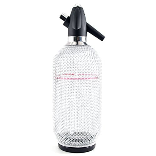 Classic Glass Mesh Soda Siphon - 1 Quart (Liter)