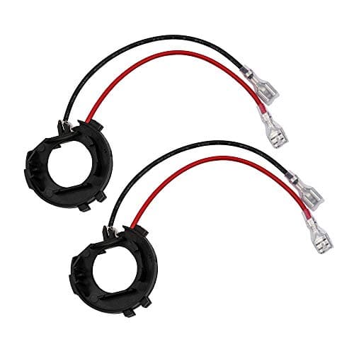 Senzeal H7 LED Headlight Bulb Retainers Holder Adapter Socket for Golf 7, New Touran(D06)