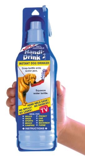 SPOT Handi Drink Bottle Water Bowl Portable System Size:9-Ounce Packs:Pack of 2