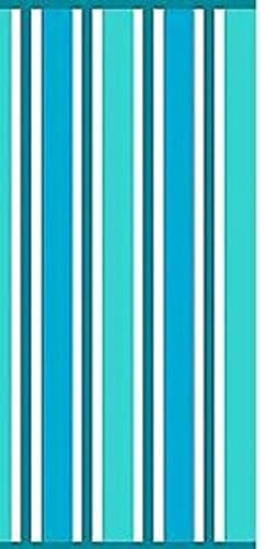 Cabana Basic Blue Stripe Beach Towel by Simply Outdoors - 30" by 60" - 100% Cotton