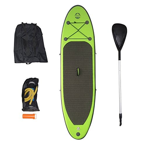 Outdoor Tuff SUP OTF-8254SUP Inflatable Backpack Paddle Board with Adjustable Paddle, 150-Pound Capacity