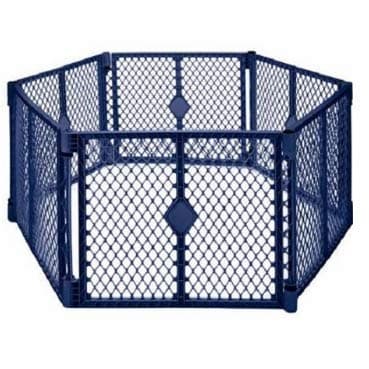 North States Superyard Colorplay 6 Panel Playard (6 Panel, Navy)