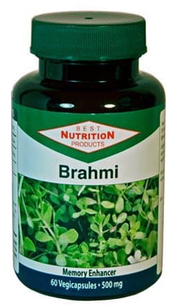 Brahmi (Bacopa Monieri) Natural Memory Enhancer by Best Nutrition
