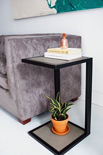 C Table Modern Concrete Industrial End Table Night Stand Home Bed Side Furniture Side Table Free Shipping Included