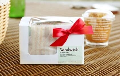 Sandwich Box Container Take Out DIY Picnic 5pk