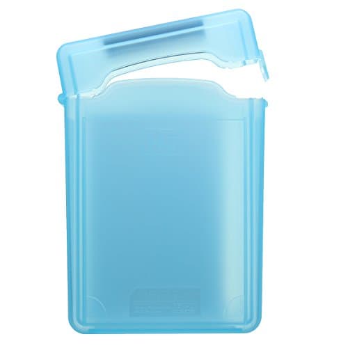 Blue 3.5 Inch Ide Sata Hdd Hard Drive Storage Box Protective Case Plastic H6U8 Hot