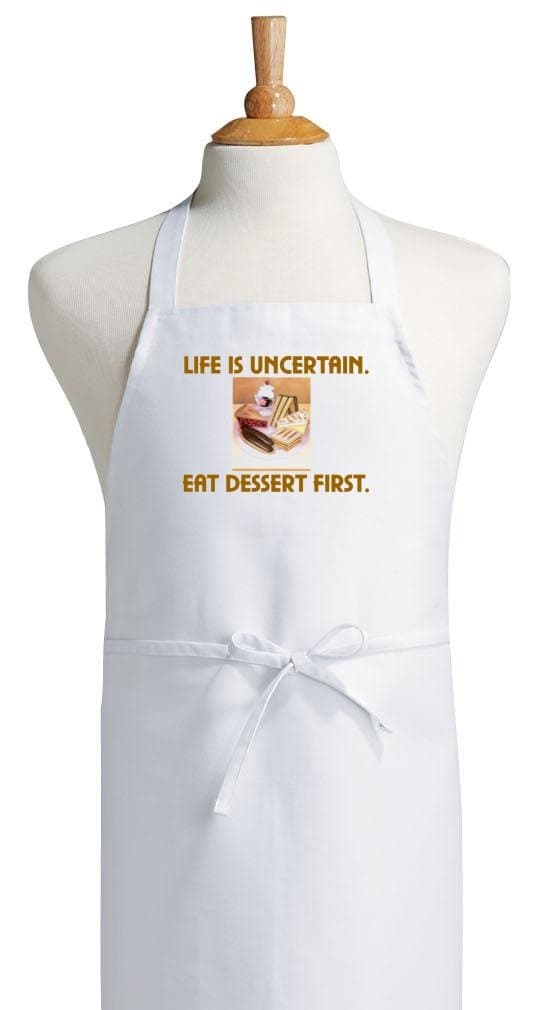 Eat Dessert First Funny Kitchen Aprons, Cooking Apron Chef