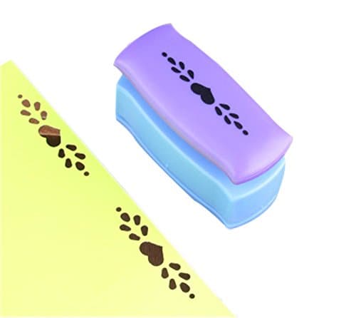 Innovative Handcraft Edger Punch DIY Lacework, Lovely Heart Shape(Random Color)