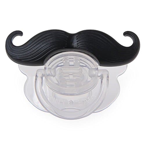 Mustache Pacifier For Baby By Distinction