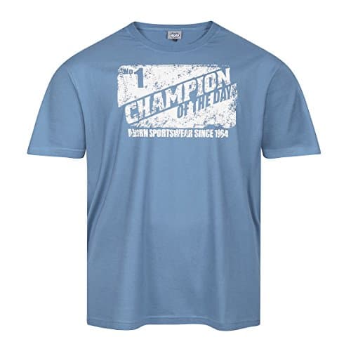 Oversize Ahorn Print T-Shirt Blue