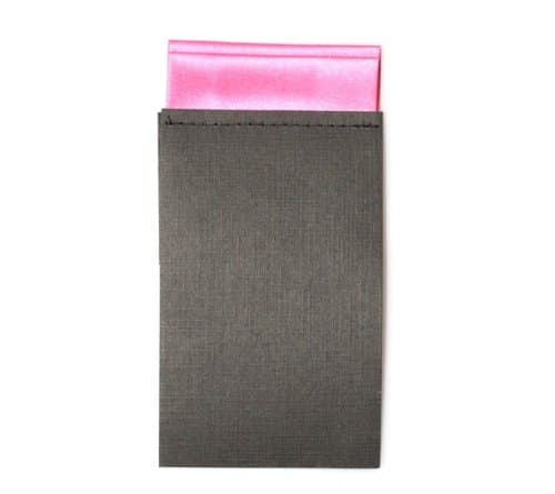 NakedTie Men's Pre-Fold Square Tie One Size Pink