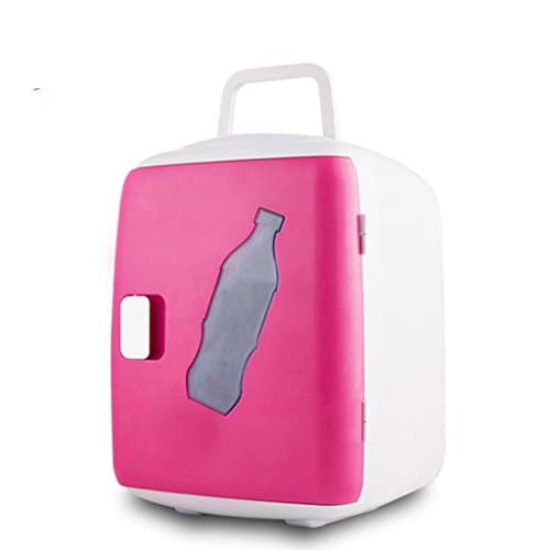 JCOCO Mini Fridge - 12L Compact Refrigerator Holds 12 x 310ml Cans | (Color : Pink)