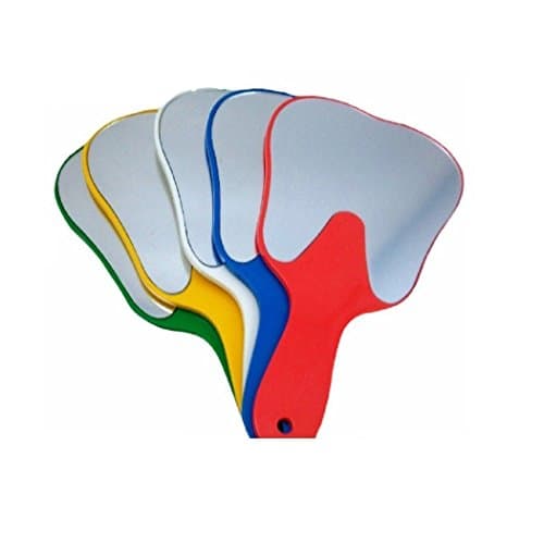 Thickyuan 2 Pcs Plastic Tooth-shaped Face Mirrors for Dentist Clinic patient Medical products for doctors