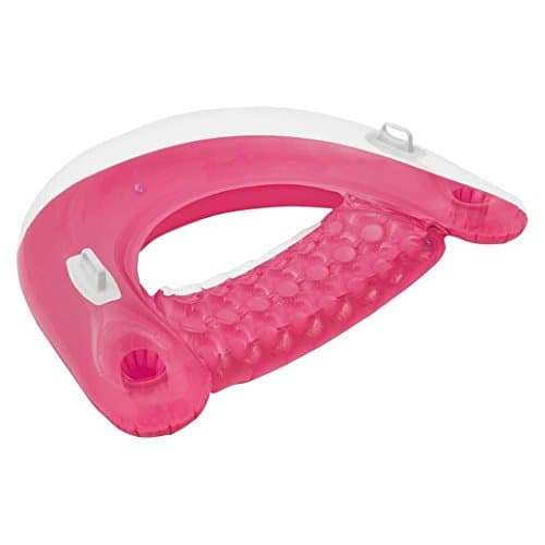 Intex Sit N Float Inflatable Lounge, 60" X 39", 1 Pack (Colors May Vary)