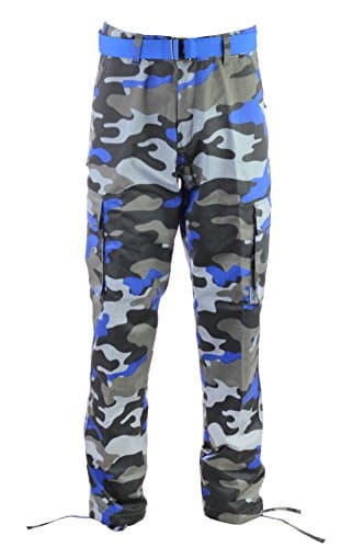 Access Men's Camouflage Cargo Pants with Belt