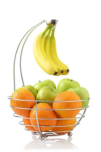 Fruit Baskets Chrome - fruit basket with babna hook
