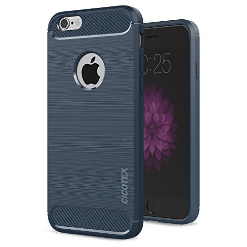 iPhone 6s Case, iPhone 6 Case, CiCOTEX Resilient Shock Absorption Flexible TPU Slim Body Defensive Case for Apple iPhone 6 / 6s (Navy)