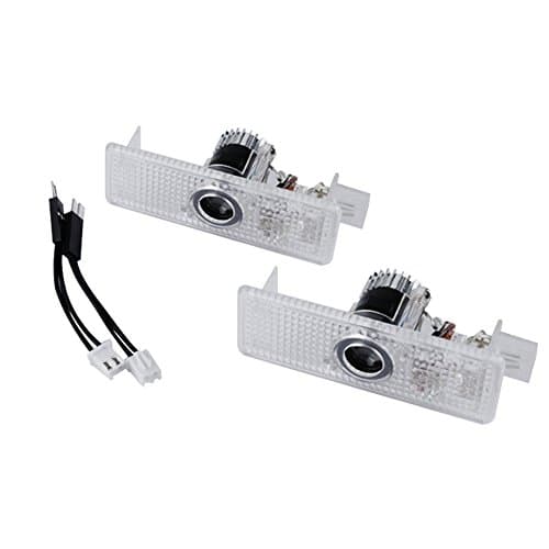 JDWG 1 Pair Car LED Projector Door Lamp Ghost Shadow Welcome Light Laser Courtesy Logo Kit for Land Rover Discovery Freelander Evoque Jaguar