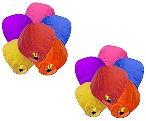 Paper Sky Lantern Set of 5