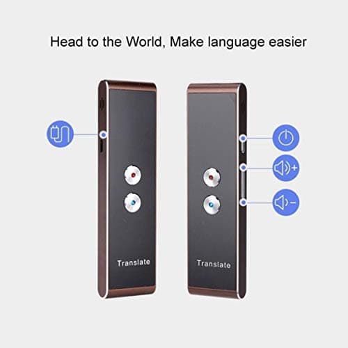 1s Instant Voice Language Translator Device,Smart Two Way 34 Languages Portable Translation for Learning Travel Business Shopping