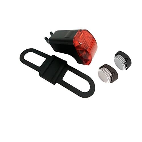 WGOAL Self-Powered Bicycle Rear Light LED Taillight, Two Magnet Sensor No Battery Waterproof LED Bicycle Rear Light for Safety Rider