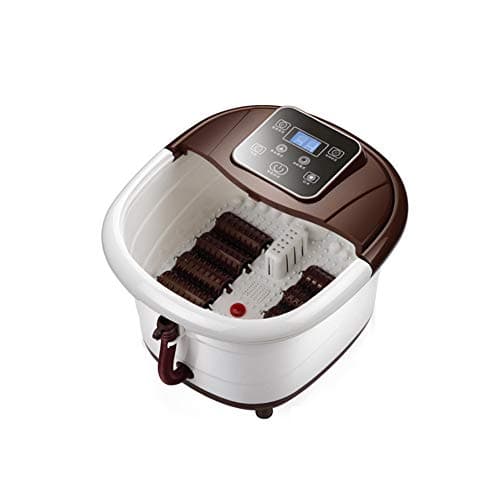 YXMxxm Foot Spa,Spa Roller Massage Modes,Oxygen Bubbles Red Light,Heat maintenance helps maintain warm water temperature