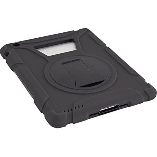 Caseiopeia Keep Safe 360 Rotating Kickstand Rugged Heavy Duty Case with Screen Protector for iPad 2/3/4 (KSR-IP4-BLK)