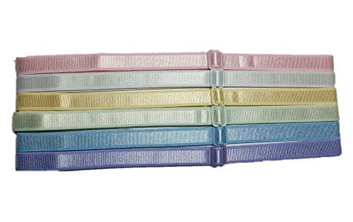 Bra Strap Headbands - Set of 6 (Pastels)
