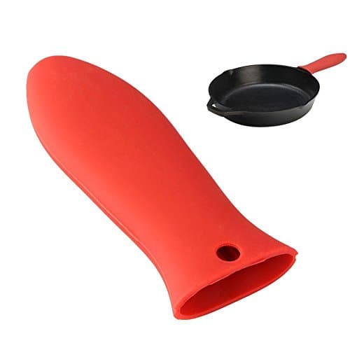 Red Silicone Hot Handle Holder Pot Handle Holder, Cookware Accessories