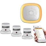 Zigbee Smoke Alarm System, Wireless, Stable Signal, Sensitive, Zigbee, WiFi, EN14604, Smoke Detector, 3pcs