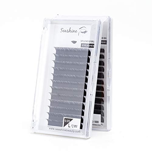 Eyelash Extensions 0.05mm L Curl 8-15mm Mixed Or Single Faux Eyelash Extension Supplies Individual Eyelashes Light Professional Salon Use Black False Lashes Mink Lashes Extensions (0.05-L-Mix)