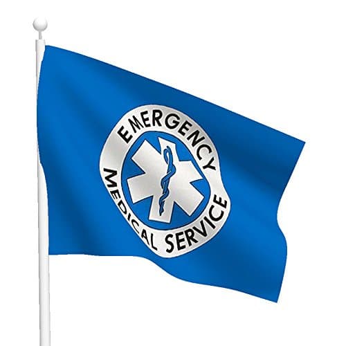 EHT Flags 3x5 EMS Flag Made in The USA from SolarMax 200 Denier Nylon