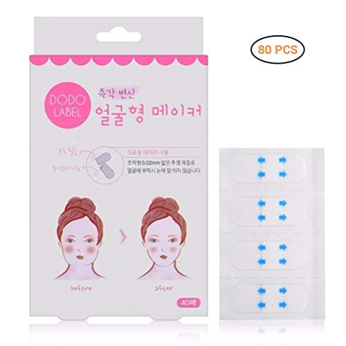 Rivadal Thin Face Invisible Artifact Sticker Face Lifting Patch Lift Chin Thin Line Reduces Double Chin V Line Chin Up Firming and Moisturizing Mask