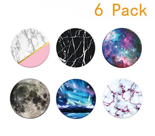 Phone Socket,Pop Grip for Phones and Tables Pack 6 (3X3D-02)