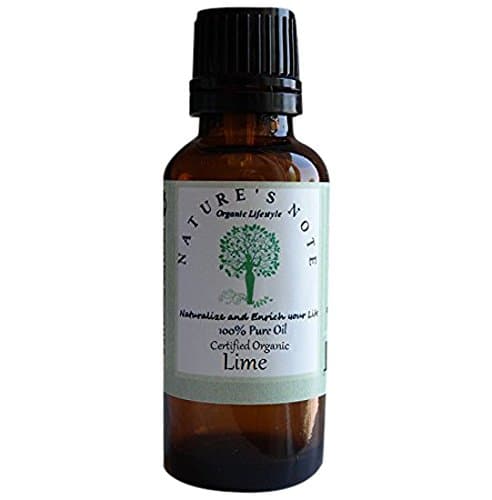 Natures Note Organics 100% Certified Essential Oils, Lime, 1 oz