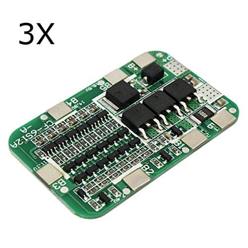 ILS - 3 pieces PCB BMS 6S 15A 24V Battery Protection Board For 18650 Li-ion Lithium Battery Cell