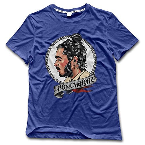 HLSM Post Malone Customized Cool Shirt for Unisex White